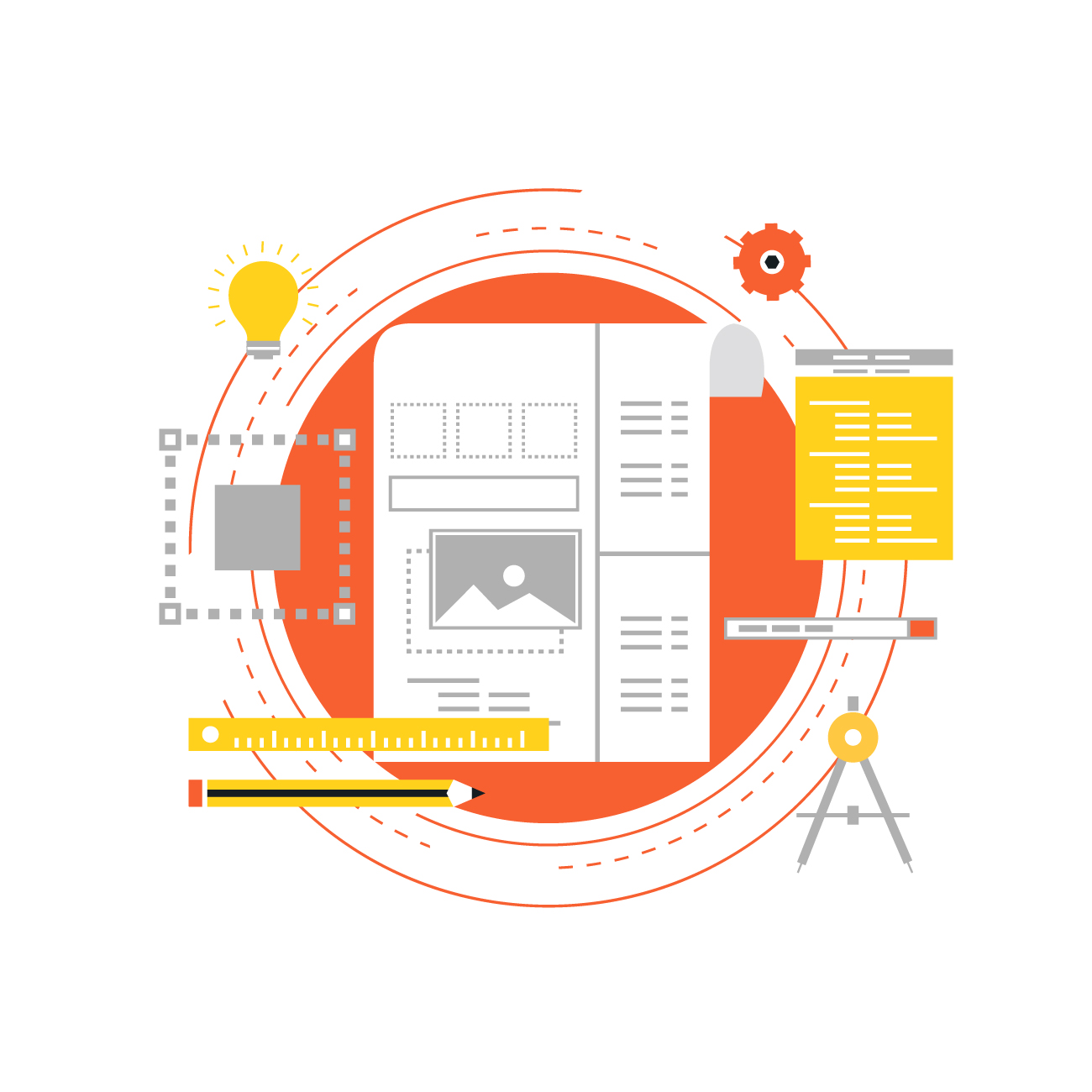 Tech Business illustration